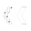 Lace Front Support Tape Contours (Thin)